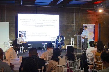 Agnes and Scovia during LIFE-AR fish bowl session at CBA19