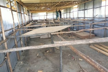 Construction of the poultry shed