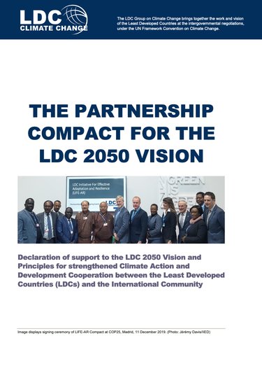 The Partnership Compact for the LDC Vision 2050 Cover