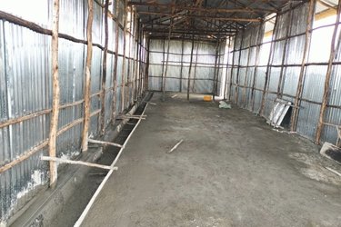Construction of climate smart dairy shed