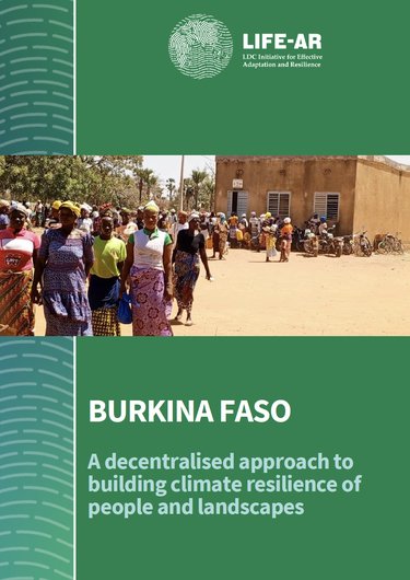 Brochure describing LIFE-AR Test & Evolve investments in Burkina Faso