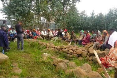 Community mobilisation in Kembebit woreda, Ethiopia