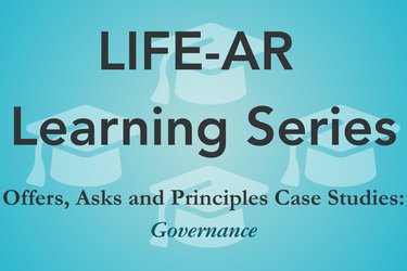 LIFE-AR Learning Series Governance
