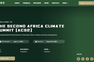 Africa Climate Summit Ethiopia Website