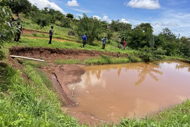 Small sized fish ponds set to be rehabilitated and merged into one larger dam in Salima
