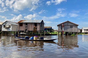 Houses on water