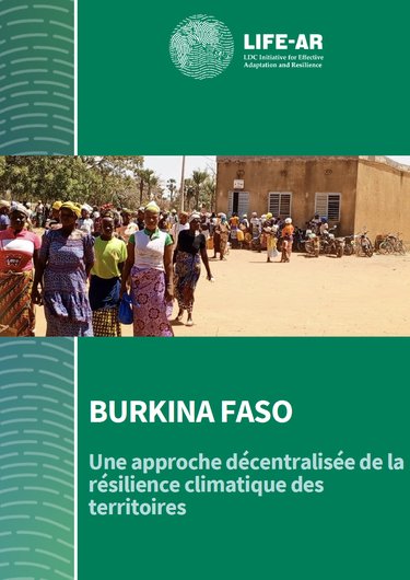 Brochure décrivant les investissements de LIFE-AR au Burkina Faso