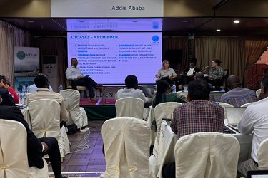 Development partners responding on the Asks during the peer-learning event